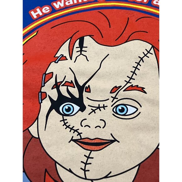 Good Guys Chucky  He Wants You For A Best Friend T-Shirt size Med - Picture 3 of 6